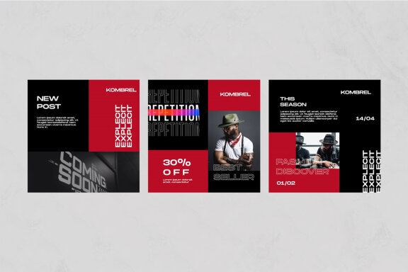 Kombrel - Free Instagram Post Templates