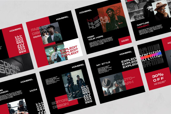Kombrel - Free Instagram Post Templates