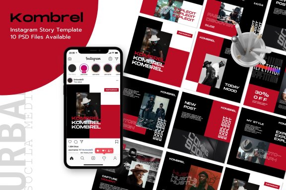 Kombrel - Free Instagram Post Templates