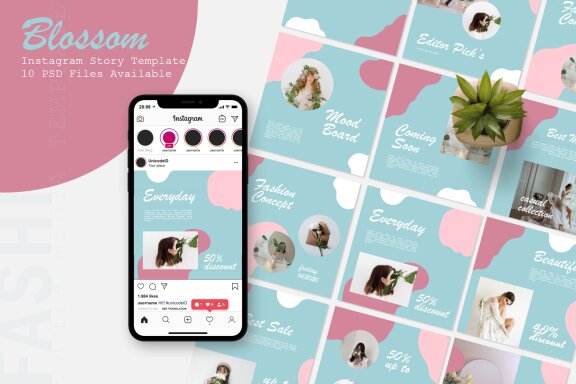 Blossom - Instagram Post Template