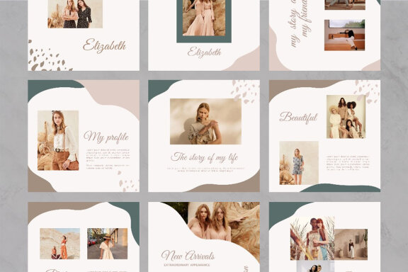 Elizabeth - Instagram Post Template