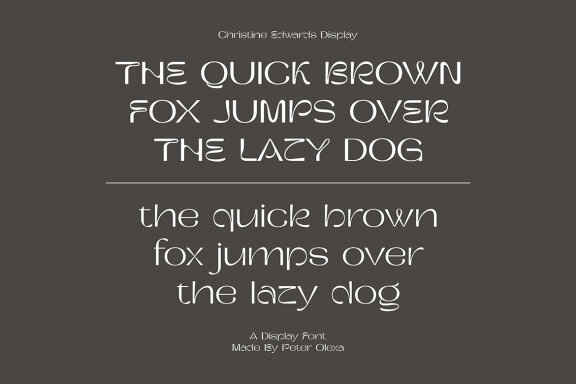 Christine Edwards Modern Sans