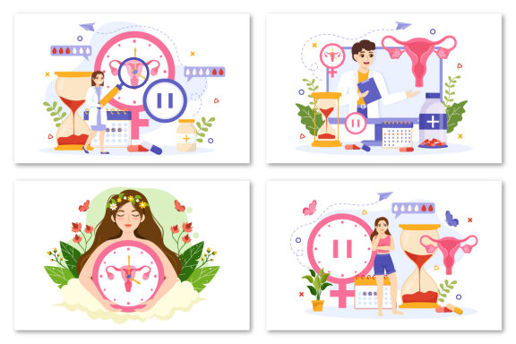 13 Hormone Replacement Therapy Illustration