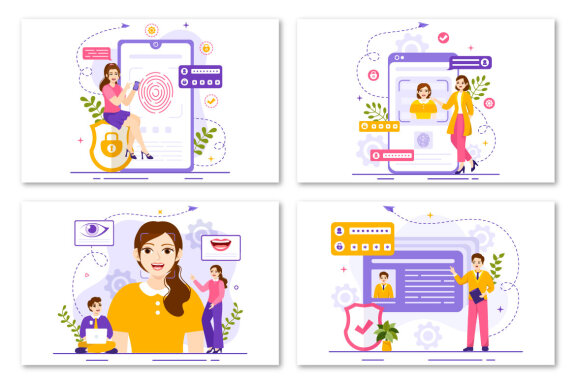 12 Identification Card Illustration