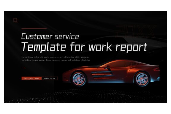 Business Customer Service - Free Powerpint Template