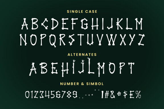Bamboo Village Display Font