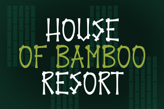 Bamboo Village Display Font