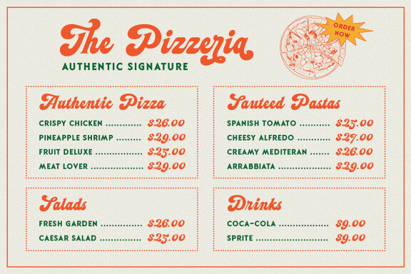 Pizzeria - Illustrations