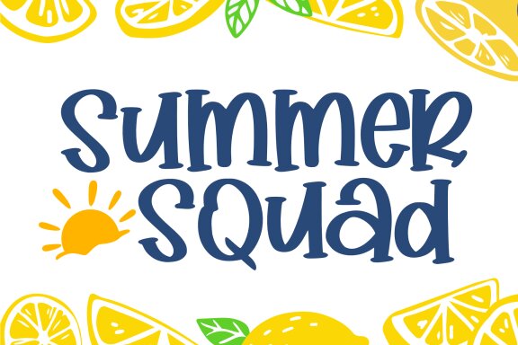 Crushed Lemonade Font