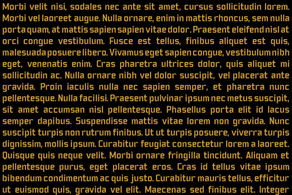 Rhythm Block Font