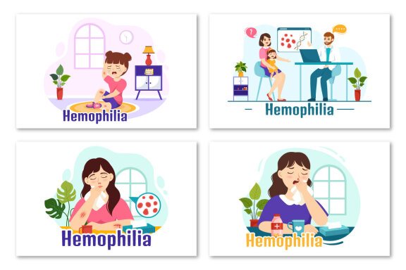 13 Hemophilia Disease Illustration