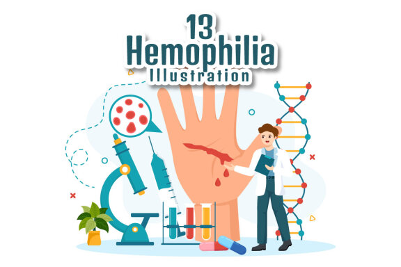 13 Hemophilia Disease Illustration