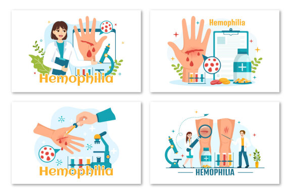 13 Hemophilia Disease Illustration