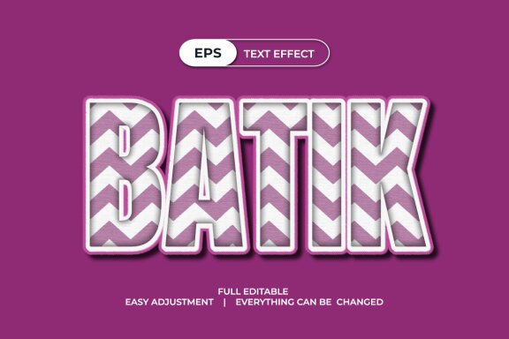 Yarn Style Vector Text Effect Editable