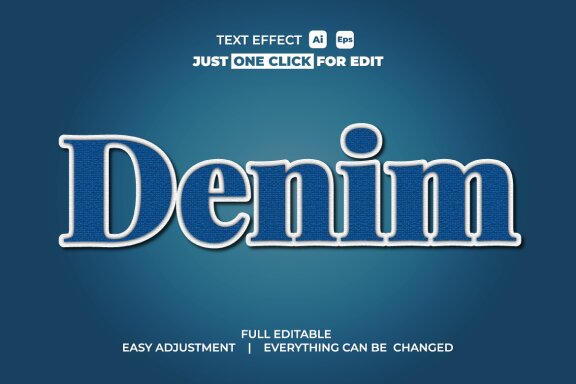 Yarn Style Vector Text Effect Editable