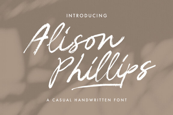 Alison Phillips - Casual Handwritten