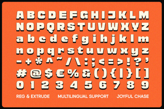 Joyful Chase - Playful Display Font