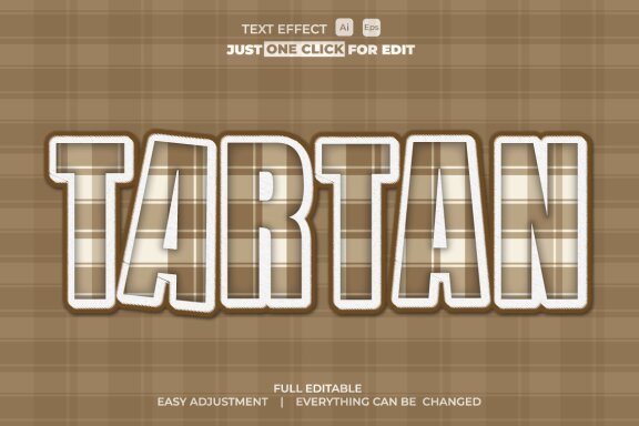 Yarn Style Vector Text Effect Editable