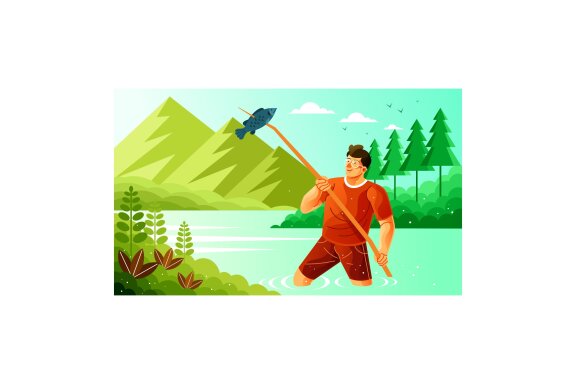 Primitive Spear Fishing