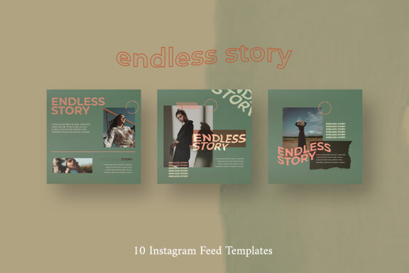 Endless Story - Free Instagram Post Templates