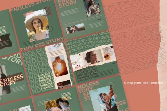 Endless Story - Free Instagram Post Templates
