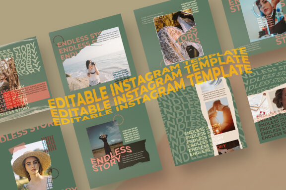 Endless Story - Free Instagram Post Templates