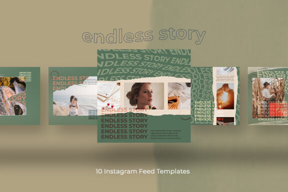 Endless Story - Free Instagram Post Templates