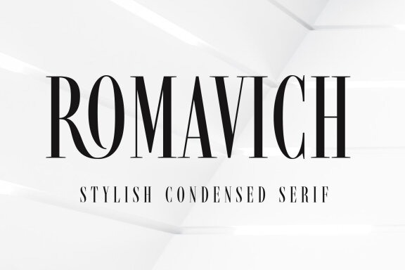 Romavich – Modern Serif