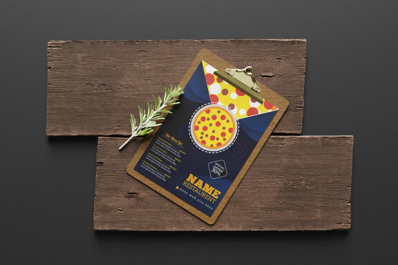 Food Menu Pizza - Free Template
