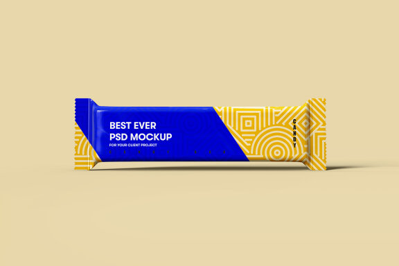 Candy Bar Pack Packaging Mockups