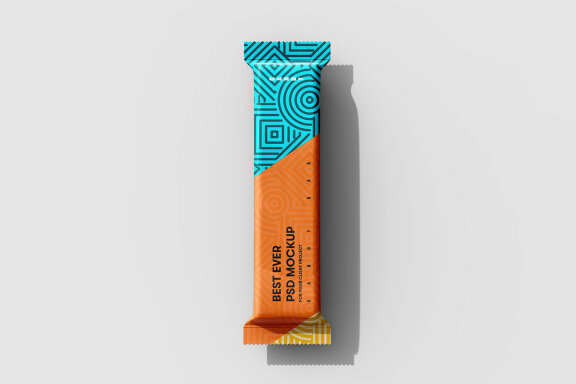Candy Bar Pack Packaging Mockups