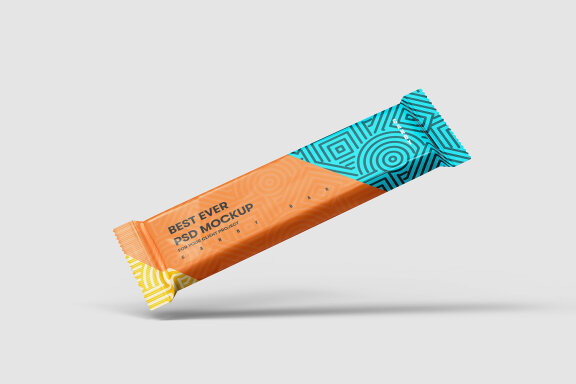 Candy Bar Pack Packaging Mockups