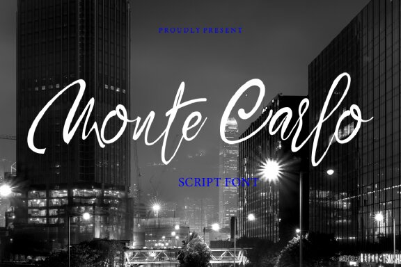 Monte Carlo Script Font