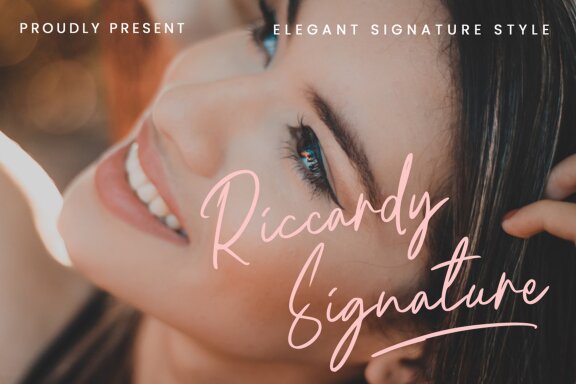 Riccardy Signature Font