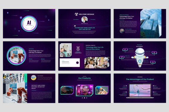Artificial Intelligence Keynote Template