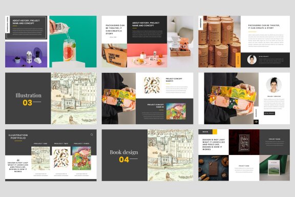 Curriculum Vitae Portfolio Google Slide Template