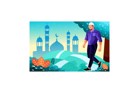 Man Returning from Mosque
