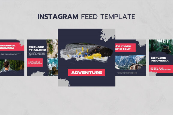 Adventure - Free Instagram Post Templates