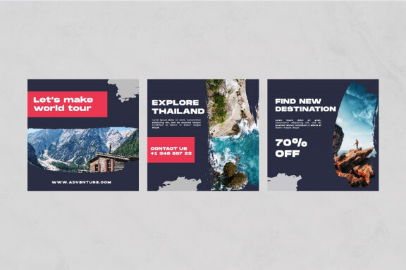 Adventure - Free Instagram Post Templates