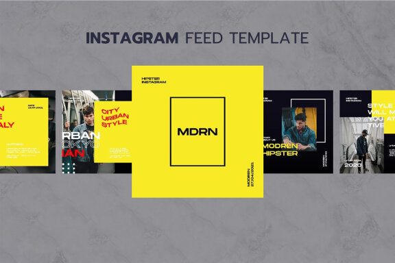 Modern Fashion - Instagram Post Template