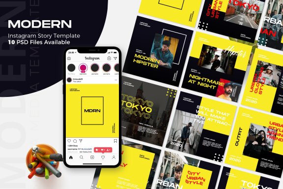 Modern Fashion - Instagram Post Template