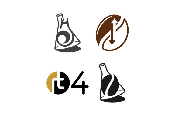 RT 04 lab cat lab coffee - Free Logo Shapes