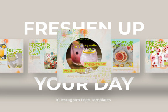 Freshen Drinks - Instagram Post Template