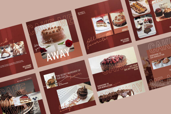 Cake Food - Free Instagram Post Templates