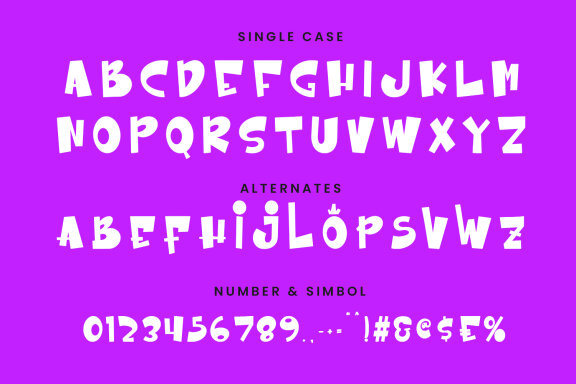 Flanio Cheerful Display Font