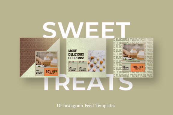 The Cakes Food - Free Instagram Post Templates