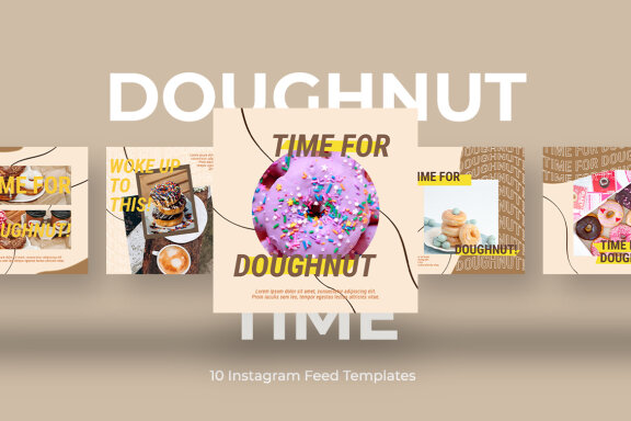 Doughnut - Instagram Post Template