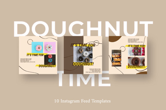 Doughnut - Instagram Post Template