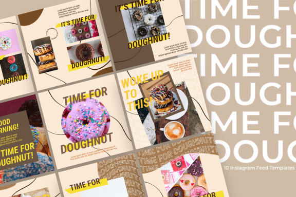 Doughnut - Instagram Post Template