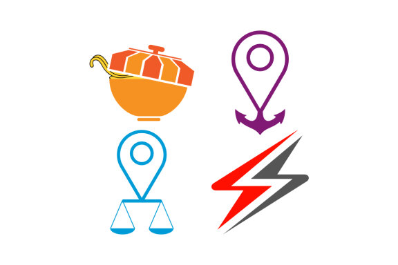 Locate law  anchor noodles  S power - Free Logo Shapes
